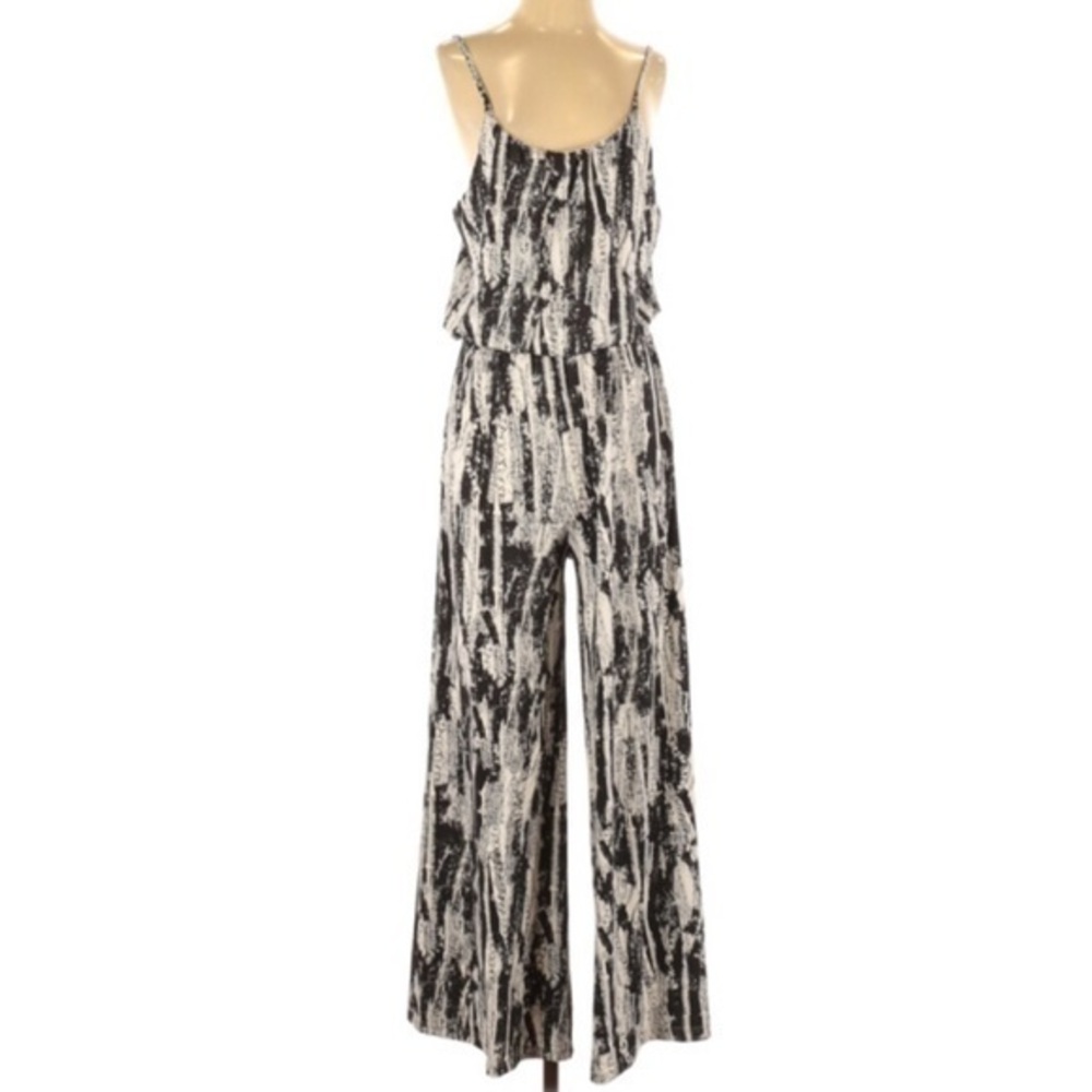 Magic Black and White Tank Jumpsuit